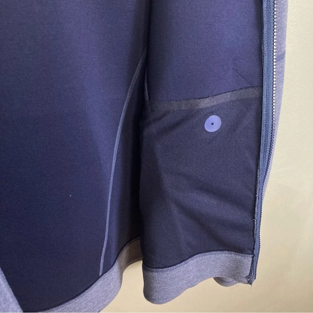 Sunice Performance Jacket Mens‎ M NEW Fitted Hooded full Zip Pockets Blue
